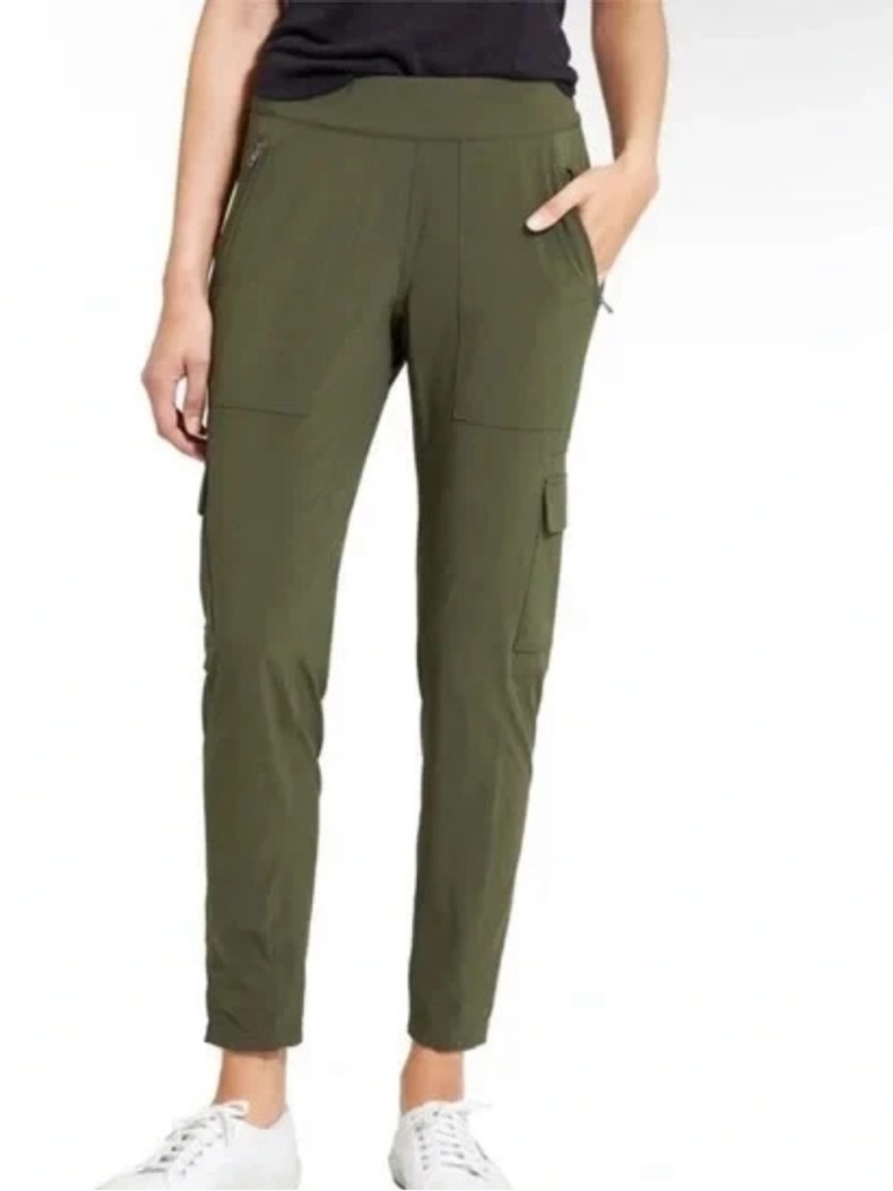 Athleta Olive Green Chelsea Cargo Pants
